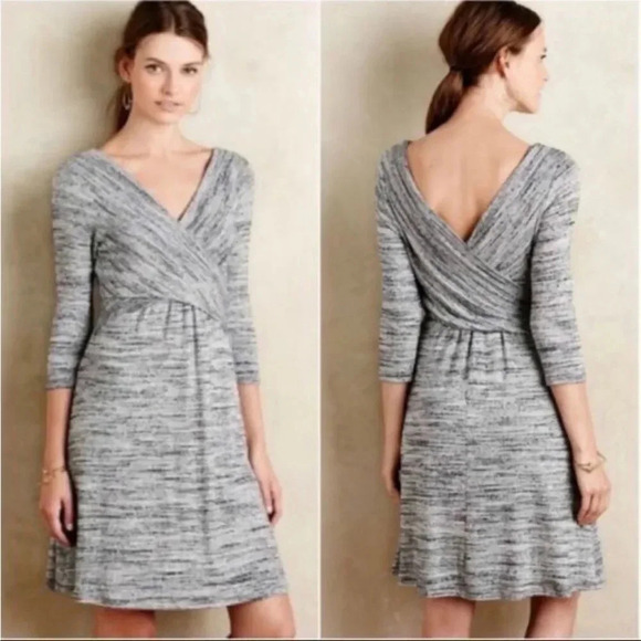Anthropologie Amadi Fara Surplice Dress S/P - Picture 1 of 14